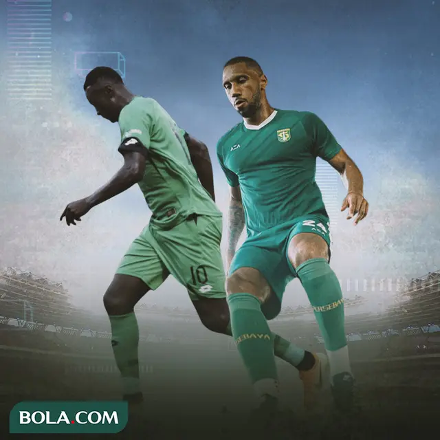 Persebaya Surabaya - Ezechiel N'Douassel dan Alie Sesay