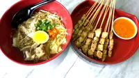 Mie kocok iga sapi dan juga sate taican khas di hadirkan oleh D'BEPE Waroeng