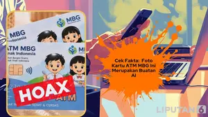 Cek Fakta: Foto Kartu ATM MBG Ini Merupakan Buatan AI