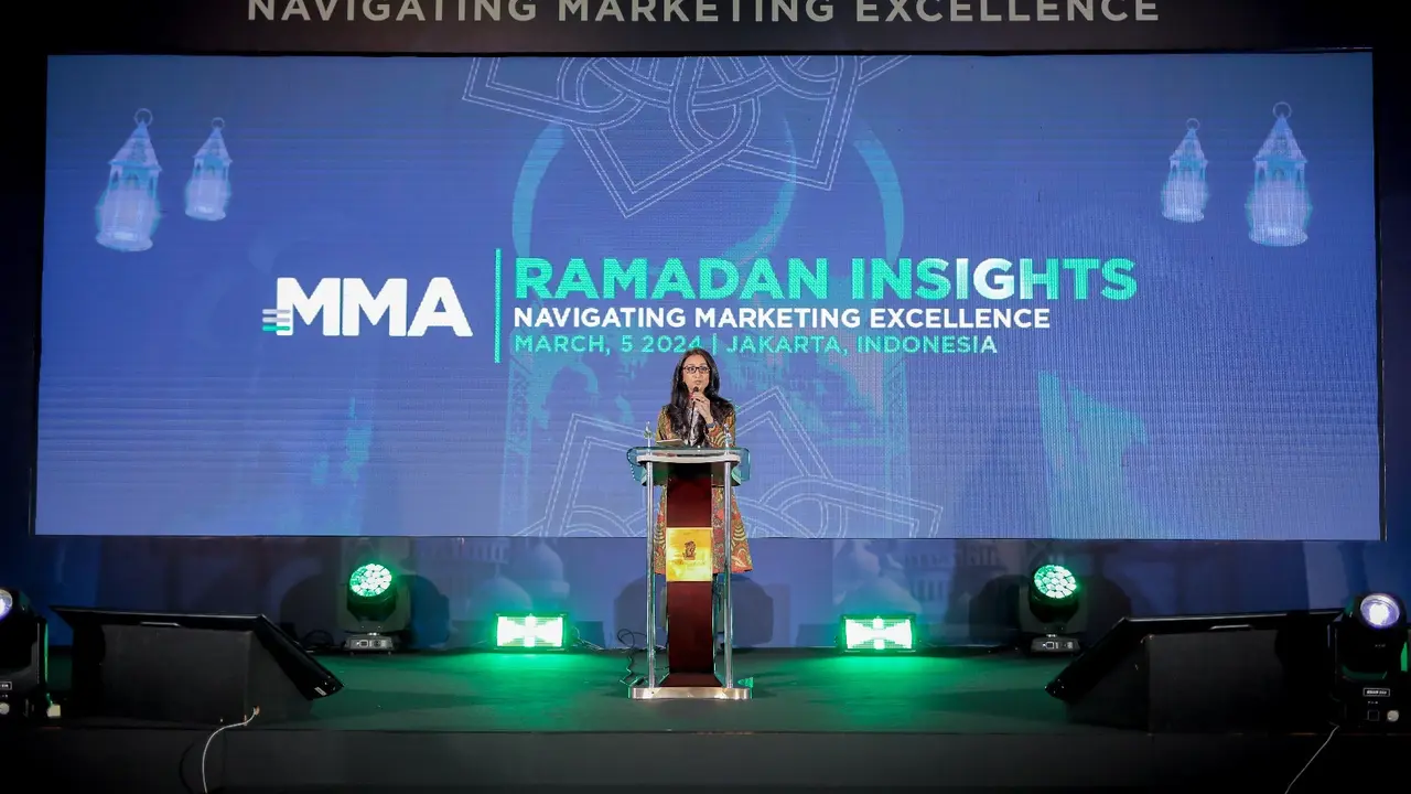 Acara Tahunan MMA Global 2024 diselenggarakan pada 5 Maret di Ritz Carlton Mega Kuningan Jakarta. Acara dibuka dengan sambutan dari Shanti Tolani, Country Head & Board of Director Indonesia untuk MMA Global Indonesia. (Dok MMA)