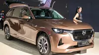 Mazda CX-80 mejeng pada gelaran KLIMS 2024. (Paultan/ Rendy Yansah)