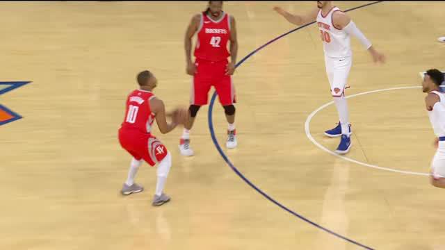 Houston Rockets mengatasi New York Knicks dengan skor 117-95 dalam pramusim NBA.