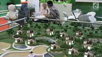 Maket rumah yang dipamerkan dalam pameran Indonesia Property Expo (IPEX) 2017 di JCC, Senayan, Jakarta, Jumat (11/8). Pameran proyek perumahan ini menjadi ajang transaksi bagi pengembang properti di seluruh Indonesia. (Liputan6.com/Angga Yuniar)