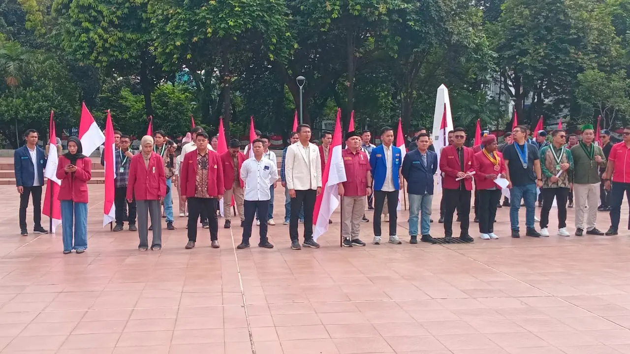 Pekan Kebangsaan Cipayung Plus di Tugu Proklamasi, Jakarta, Kamis (14/8/2025) (Istimewa)