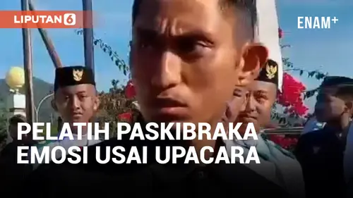 VIDEO: Kualitas Sarung Tangan Jelek Bikin Pelatih Paskibraka Sulbar Marah Usai Upacara HUT RI