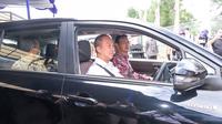 Menteri Perindustrian Agus Gumiwang Kartasasmita pada Seremoni Ekspor Perdana Kendaraan Elektrifikasi Lokal Toyota dari Indonesia untuk Dunia, Selasa (21/2/2023). (Dok. Kemenperin)