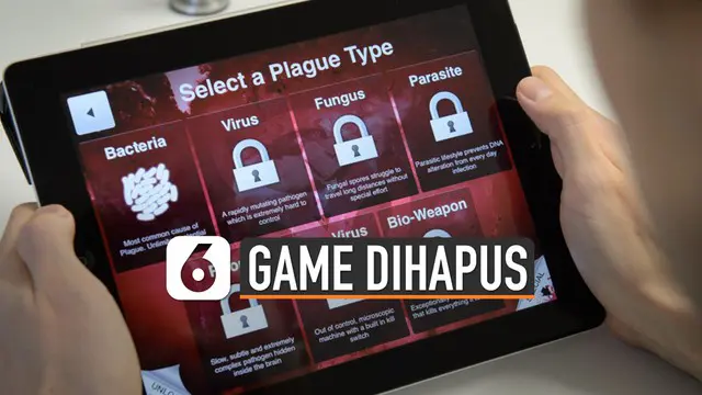 Gim strategi Plague Inc. dihapus dari App Store China. Hal itu dikarenakan gim tersebut termasuk konten ilegal, sesuai ketentuan administrasi dunia maya China.