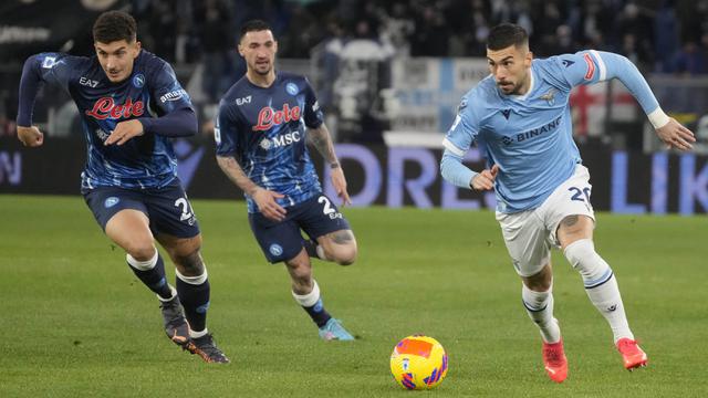 Foto: Bungkam Lazio, Napoli Kudeta AC Milan dari Puncak Klasemen Liga Italia