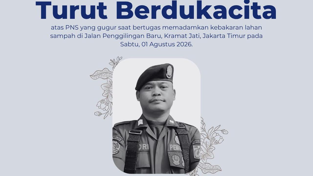 Petugas Damkar Gugur di Kramat Jati Dapat Kenaikan Pangkat Anumerta dari BKN