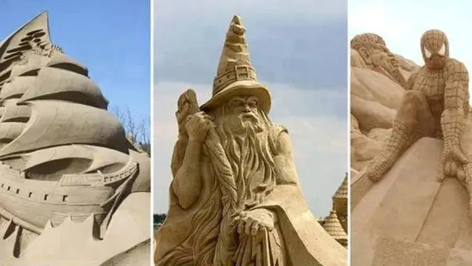 [Bintang] Terlalu Keren, Kamu Nggak Akan Tega Hancurkan 10 Patung Pasir Ini