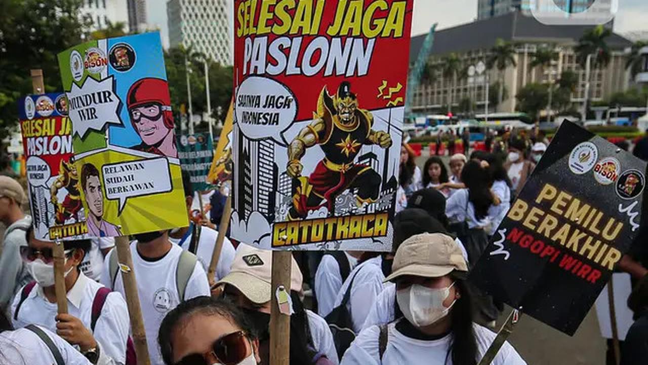 Rencananya Komisi Pemilihan Umum akan mengumumkan penetapan Presiden dan Wakil Presiden Terpilih pada Pemilu 2024 pada hari Rabu (24/4/2024). Foto: Liputan6.com / Angga Yuniar