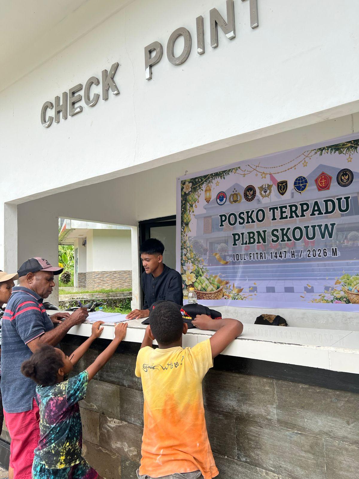 Antisipasi Arus Lebaran dan Wisatawan, PLBN Skouw Siagakan Posko Layanan Terpadu Idulfitri 1447 H