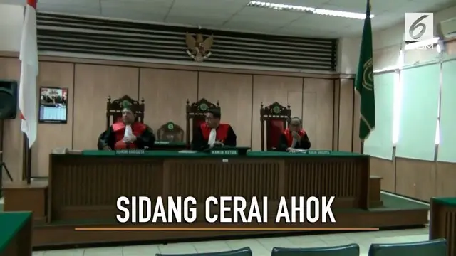 Sidang cerai Ahok menghadirkan seorang pendeta sebagai saksi.