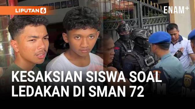 Kesaksian Siswa dan Situasi Terkini Pasca Ledakan di SMAN 72