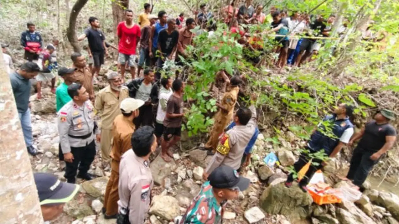Lokasi penemuan mayat di hutan TTU