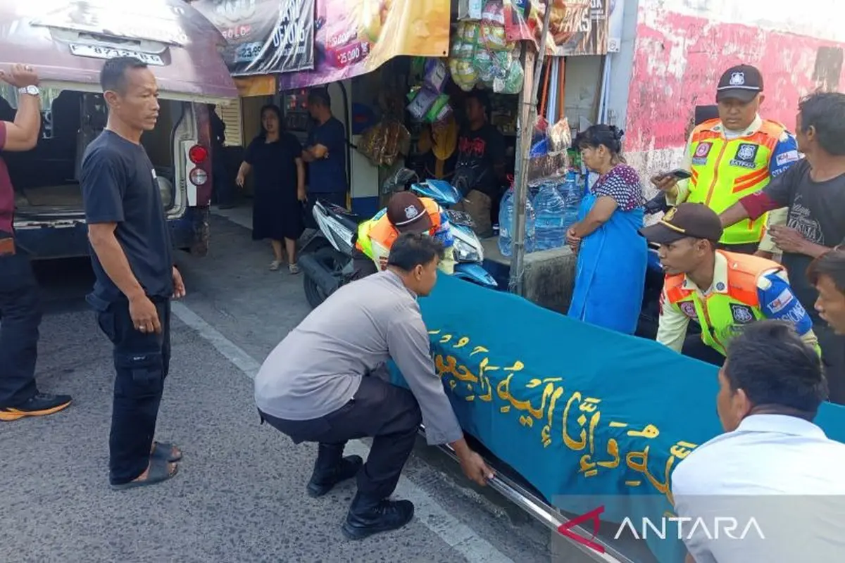 Jenazah Lansia Tertemper Kereta di Bogor