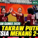 Highlight Sepak Takraw Putri Asian Games 2026: Indonesia Menang 2-0 atas Jepang