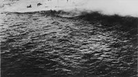 Kapal perang Belanda yang karam setelah kalah bertarung dengan Angkatan Laut Jepang - AFP