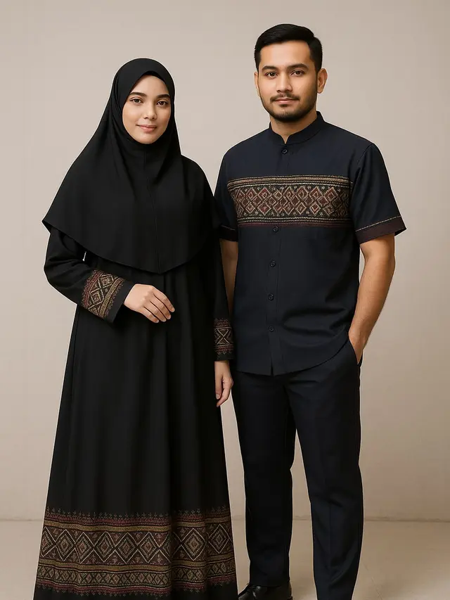 Inspirasi Baju Couple Muslim Syari