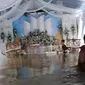 Pesta pernikahan batal karena banjir Demak. (dok. TikTok @ahmadteguhkurniawan1/https://www.tiktok.com/@ahmadteguhkurniawan1/video/7333445981897264389)