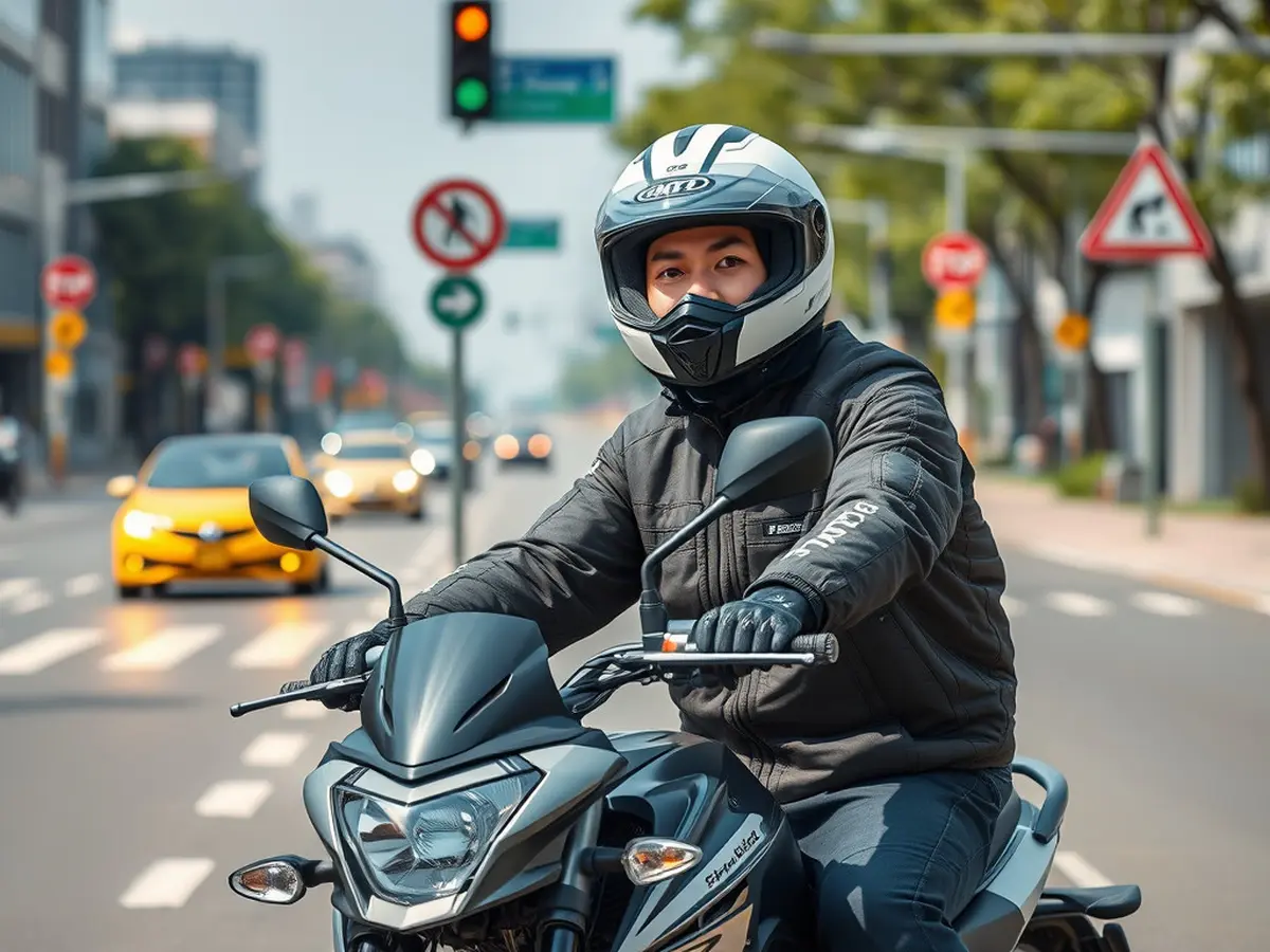 Tips Aman Berkendara Motor: Panduan Lengkap untuk Keselamatan di Jalan - Feeds Liputan6.com