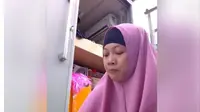 Netizen geram lihat video viral wanita berhijab makan daging babi. (Foto: Facebook)