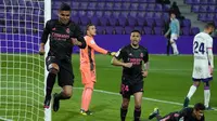 Casemiro rayakan gol saat Real Madrid kalahkan Real Valladolid (AFP)