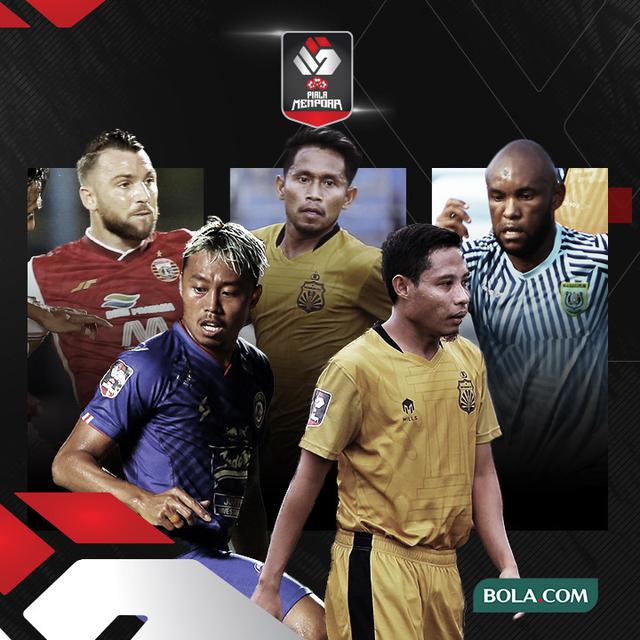 Marko Simic, Andik Vermansah, Zah Rahan, Evan Dimas dan Kushedya Hari Yudo