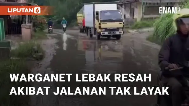 Beredar video viral yang merekam jalanan tak layak di Rangkasbitung, Lebak. Jalanan ini berada di Rangkasbitung - Leuwisdamar sekitar Pasir Roko Cimarga
