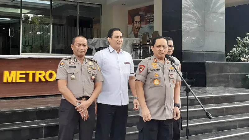 Kapolda Metro Jaya menggelar jumpa pers, Senin (18/11/2019).