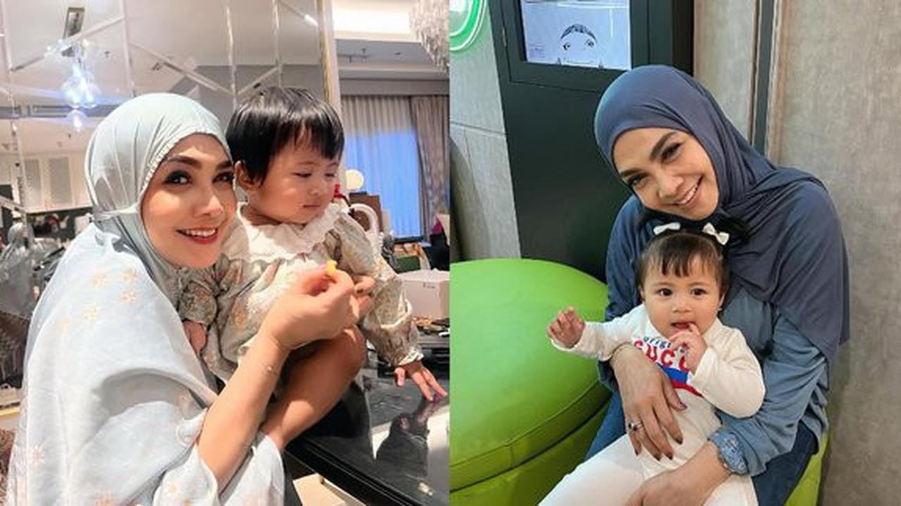 Potret Rieta Amilia Momong dan Suapi Lily, Disayang dan Siapkan Cemilan Untuk Cucu Kesayangan