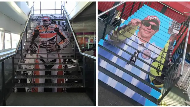Valentino Rossi dan Marc Marquez