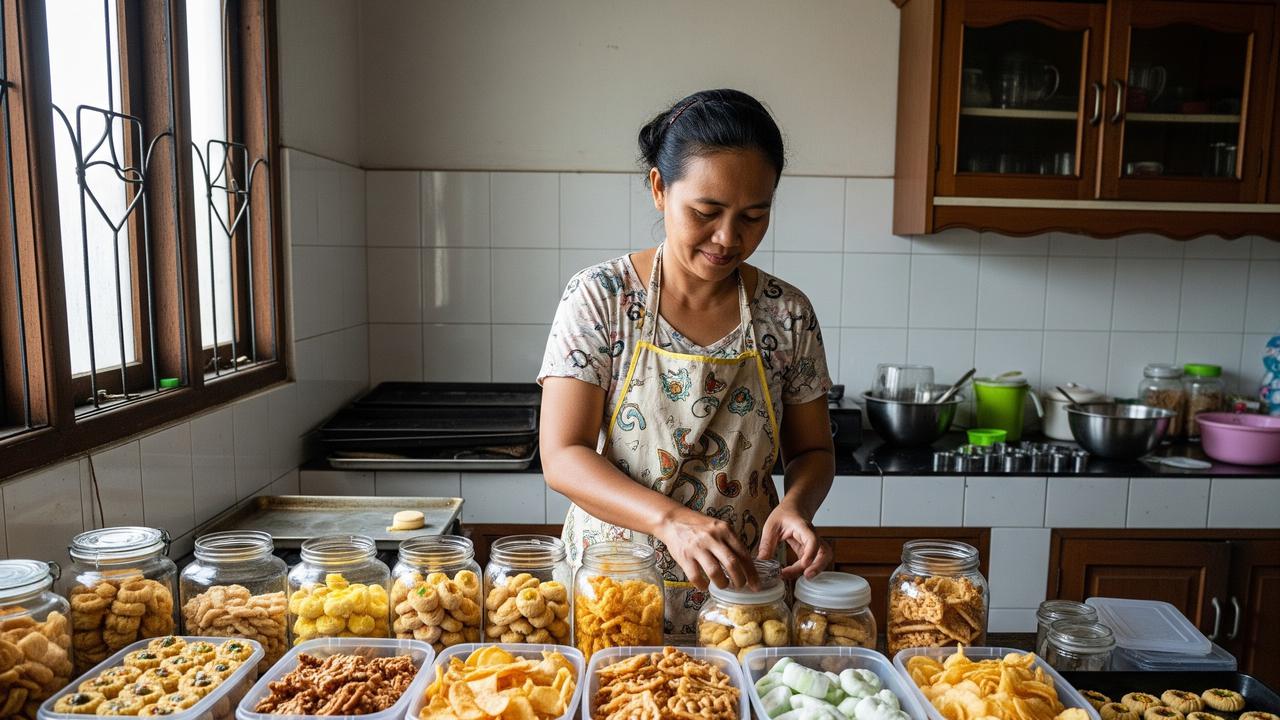 Jualan Makanan Ringan atau Kue Kering