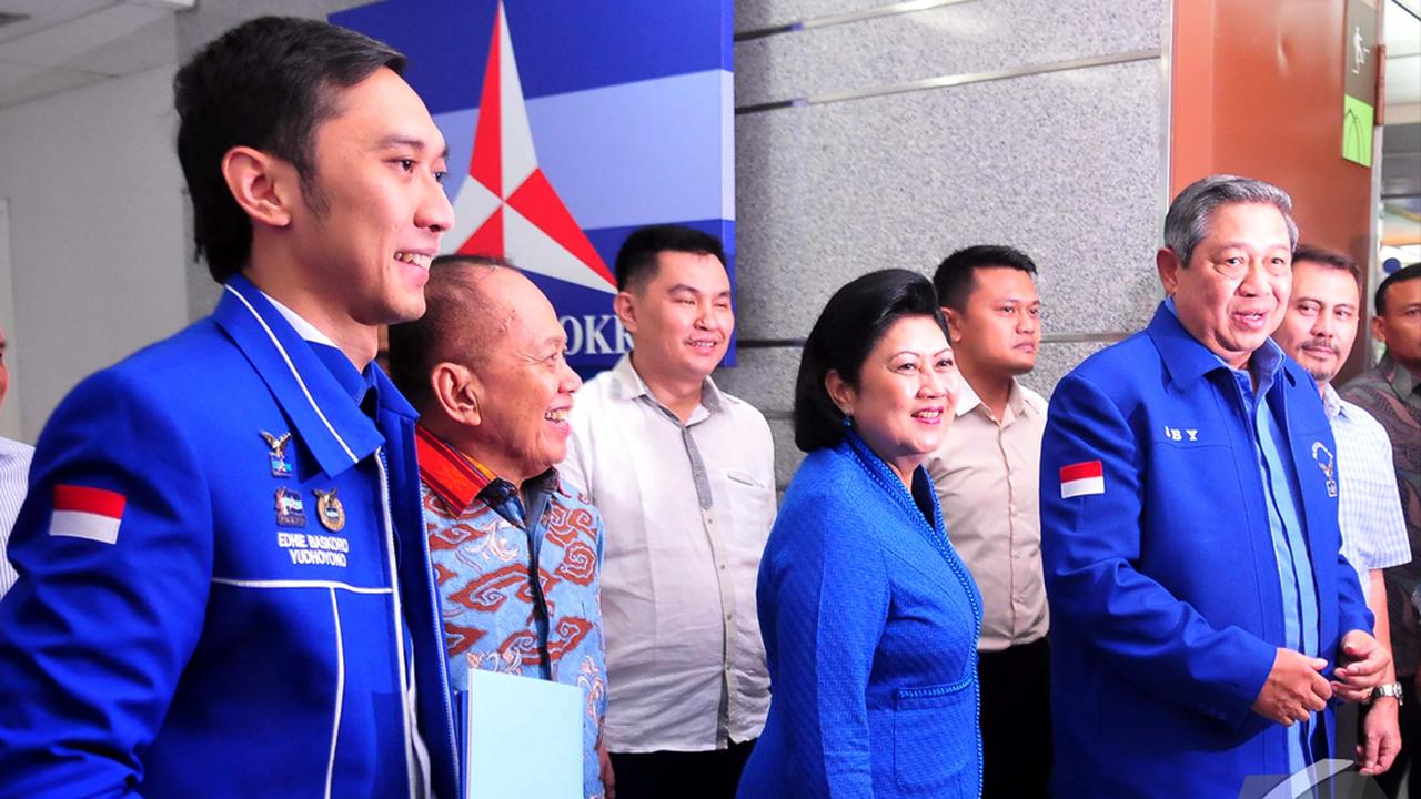 SBY Hadiri Rapat Pleno Partai Demokrat