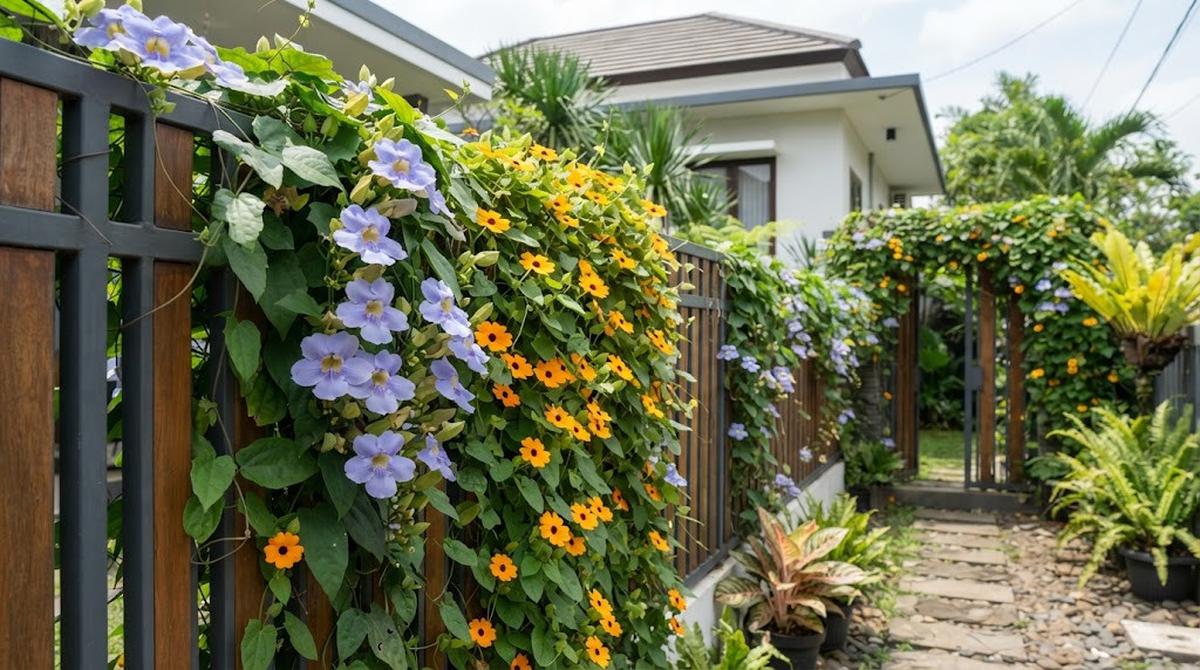 Tanaman Merambat Berbunga yang Cocok untuk Pagar Rumah