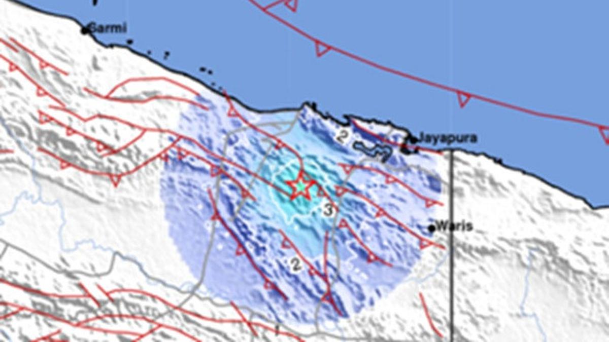 Gempa Darat Magnitudo 4,4 Guncang Jayapura
