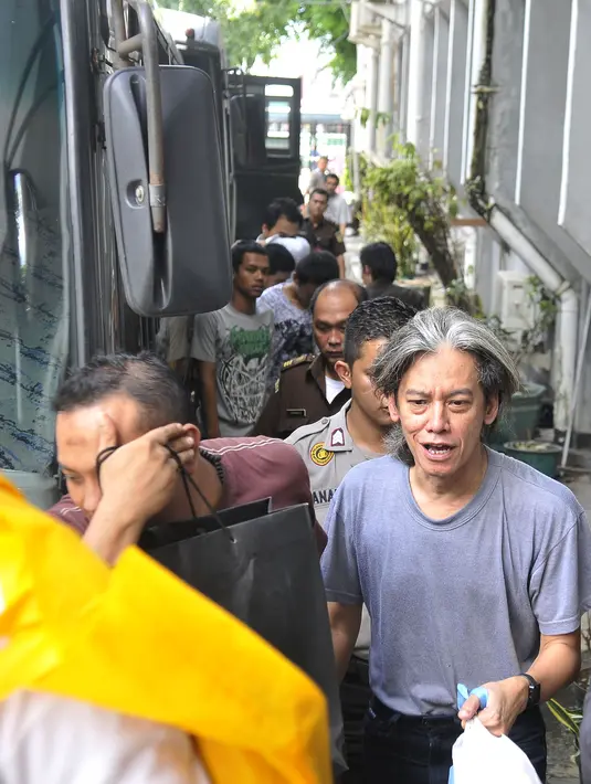  Fariz RM kembali mengikuti perisdangan yang sudah dijadwalkan pihak PN Jakarta Selatan.