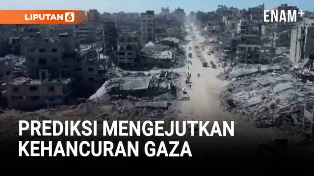 Dua tahun perang antara Israel dan Hamas menyisakan Kota Gaza menjadi lautan puing. Seisi kota nyaris rata dengan tanah.