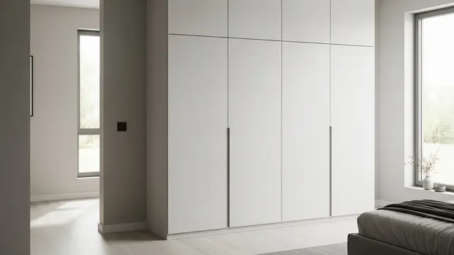Lemari Baju Tinggi hingga Plafon