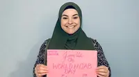 Hari Hijab Sedunia (dok. Twiitter/twitter.com/WorldHijabDay/Komarudin)