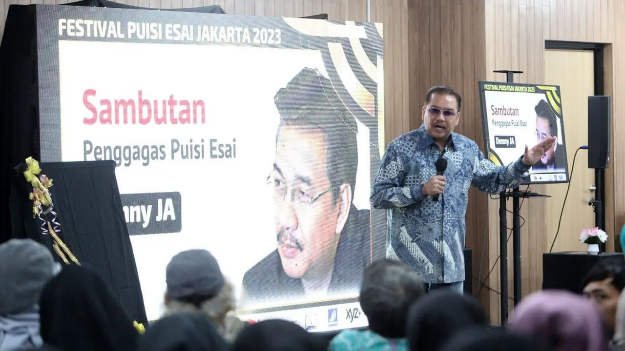 Penggagas puisi esai, Denny JA (Istimewa)