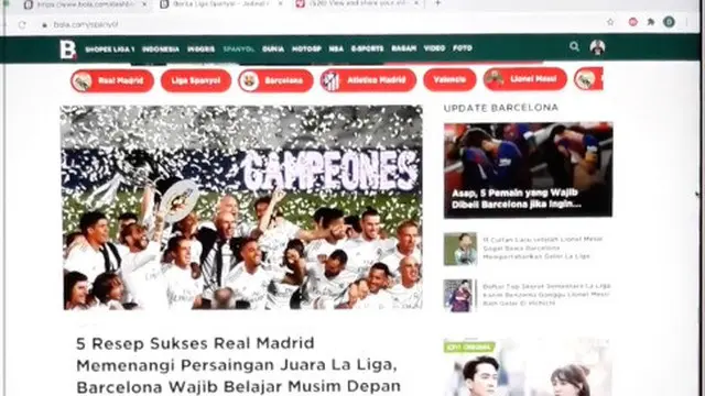 VIDEO TikTok Bola.com: Sepekan yang Fantastis, Duo Manchester United Terus Cetak Gol Hingga Real Madrid Juara La Liga