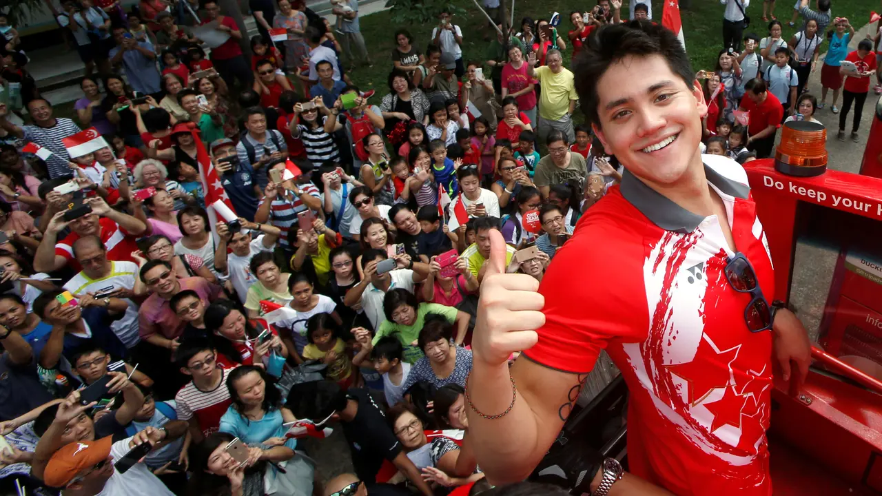 Atlet renang andalan Singapura, Joseph Schooling, memburu emas di SEA Games 2017. 