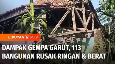 Akibat gempa garut, sebanyak 24 kecamatan terdampak dengan jumlah kerusakan mencapai 113 bangunan, dan empat di antaranya rusak berat.
