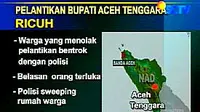 Pelantikan Bupati Aceh Tenggara Ricuh