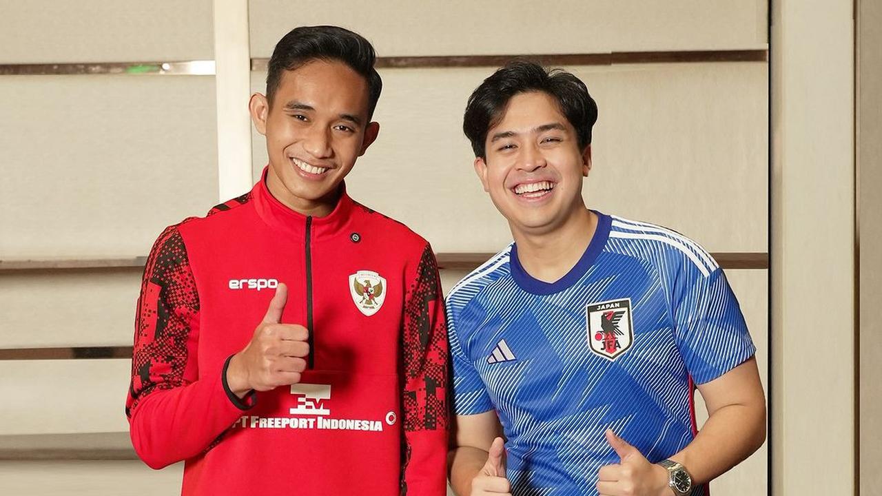 Rizky Ridho dan Jerome Polin. (Instagram/ jeromepolin)