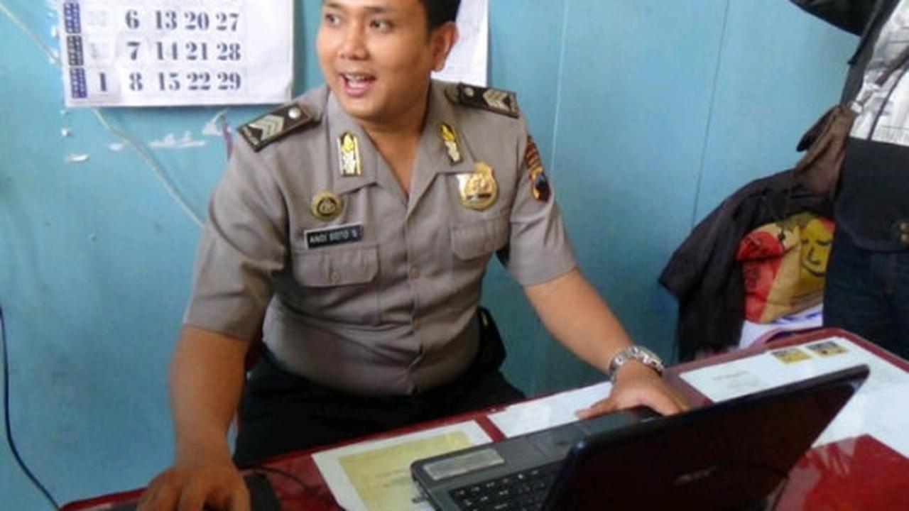 Ini polisi di Magelang yang bernama unik Andy Go To School