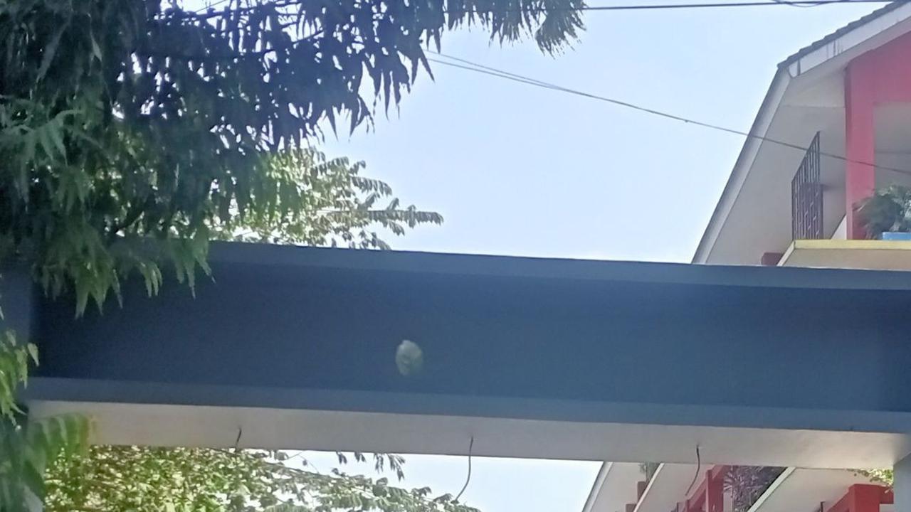 Di waktu yang bersamaan, mobil polisi keluar-masuk SDN 06 Petukangan Utara.