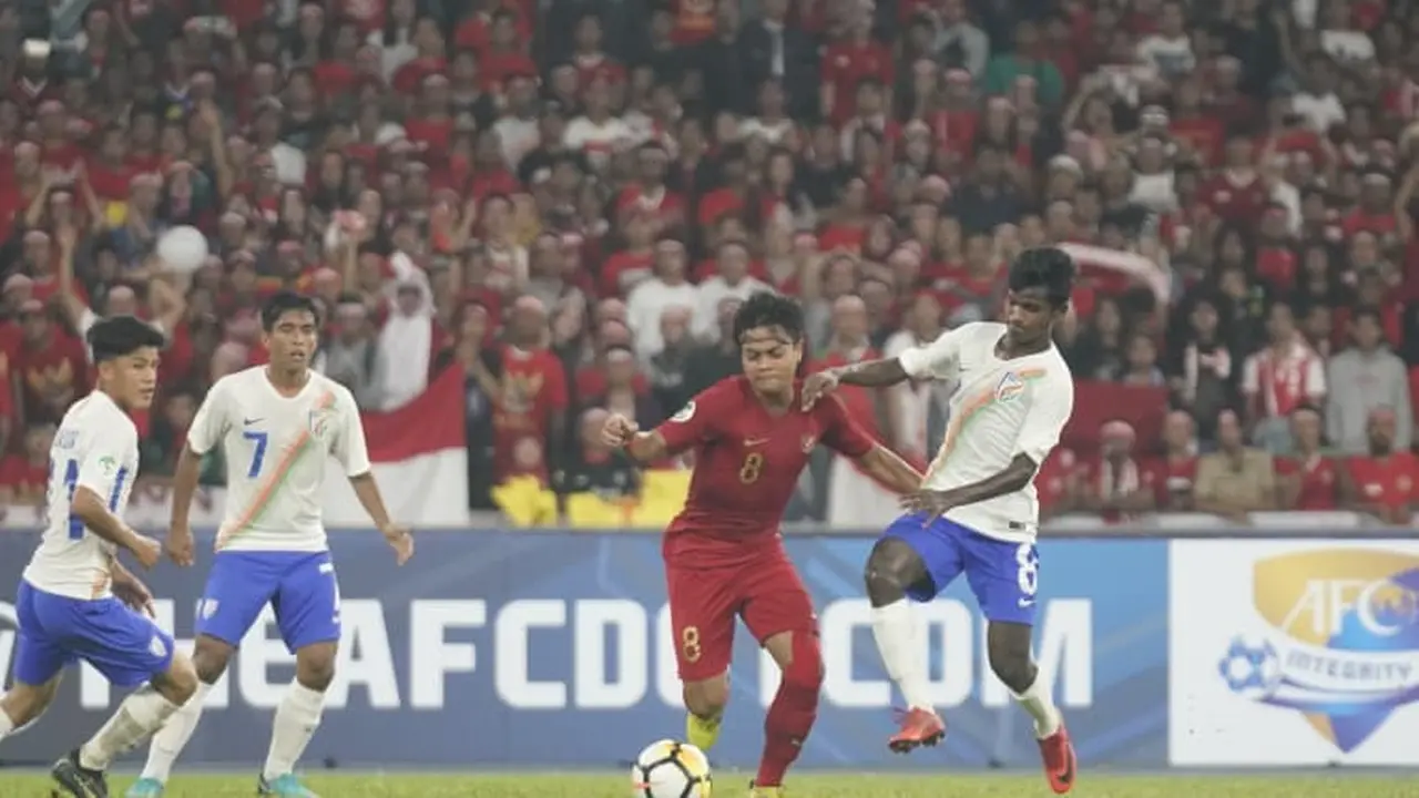 Timnas India U-16 vs Timnas Indonesia U-16, Piala AFC U-16 2018
