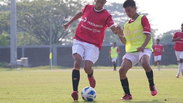 Seleksi Timnas Indonesia U-17 di Palembang, Sumatera Selatan, untuk Piala Dunia U-17 2023.